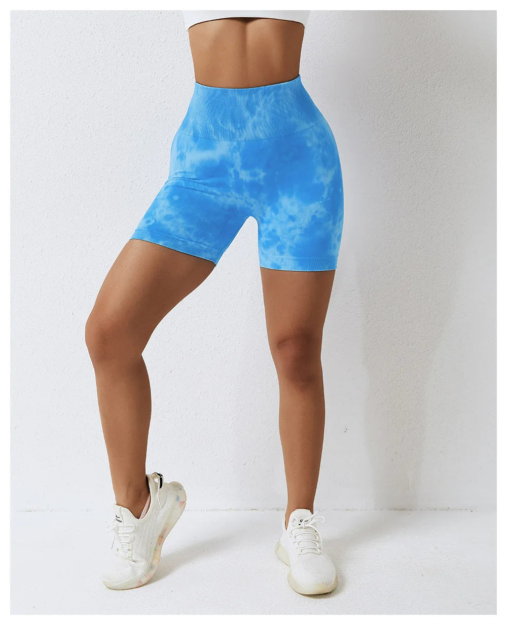 short de mujer deportivo Azul