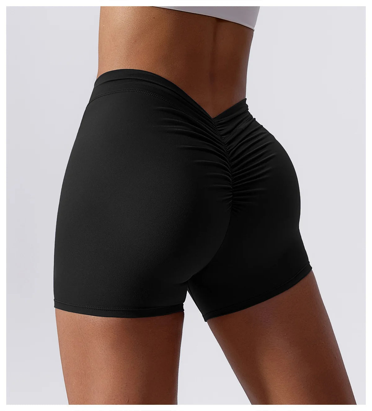 pantalones cortos deportivos mujer negro