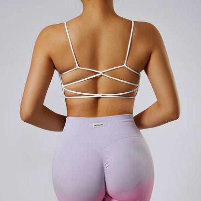 Crop top deportivo mujer Rosa