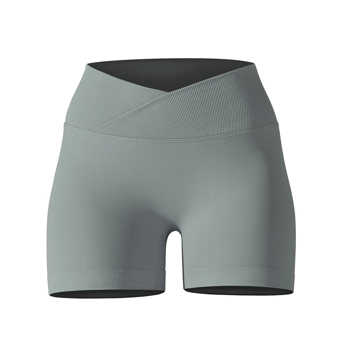 short de licra para mujer Gris oscuro