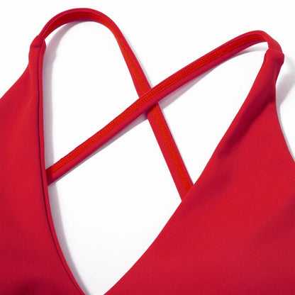 Top bra blanco deportivo mujer