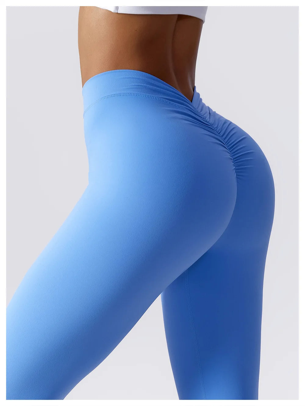 Leggings fitness mujer Azul