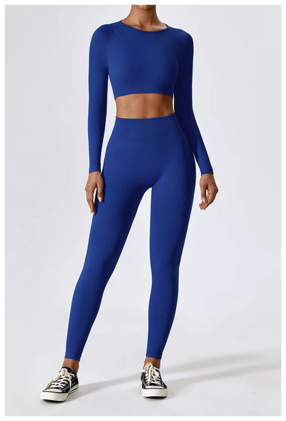 Leggings para hacer ejercicio mujer Azul