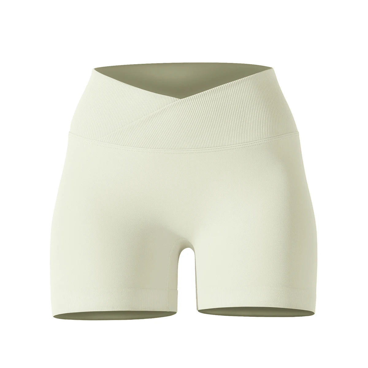 short de licra para mujer verde