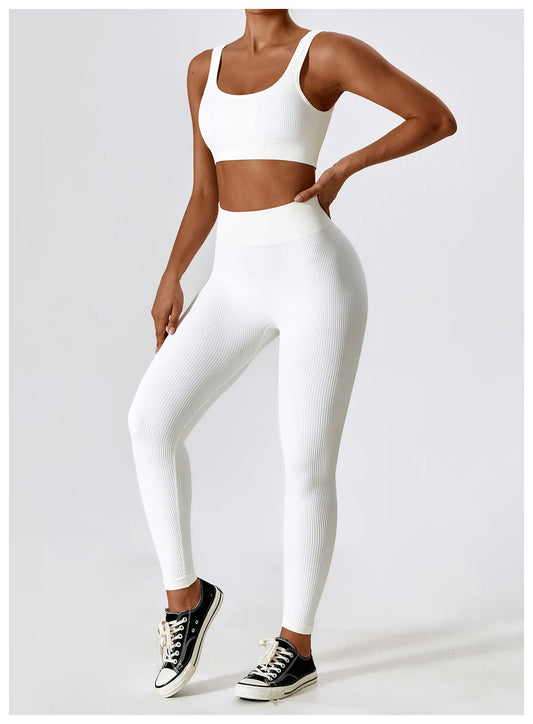 Leggings para hacer ejercicio mujer Blanco