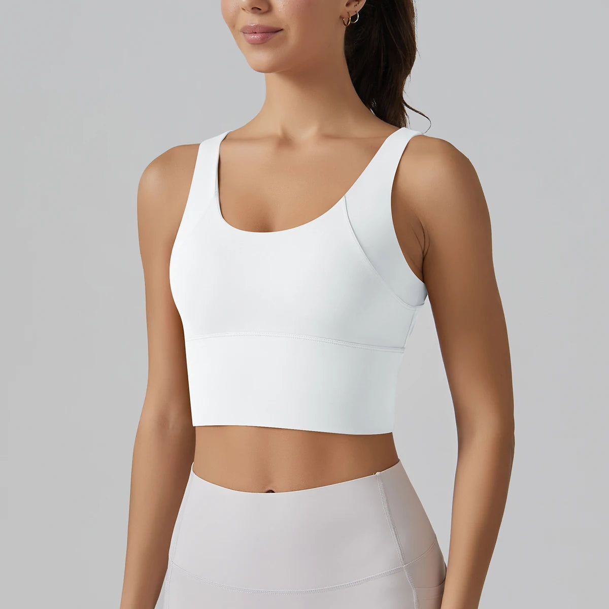 Top bra deportivo mujer Blanco