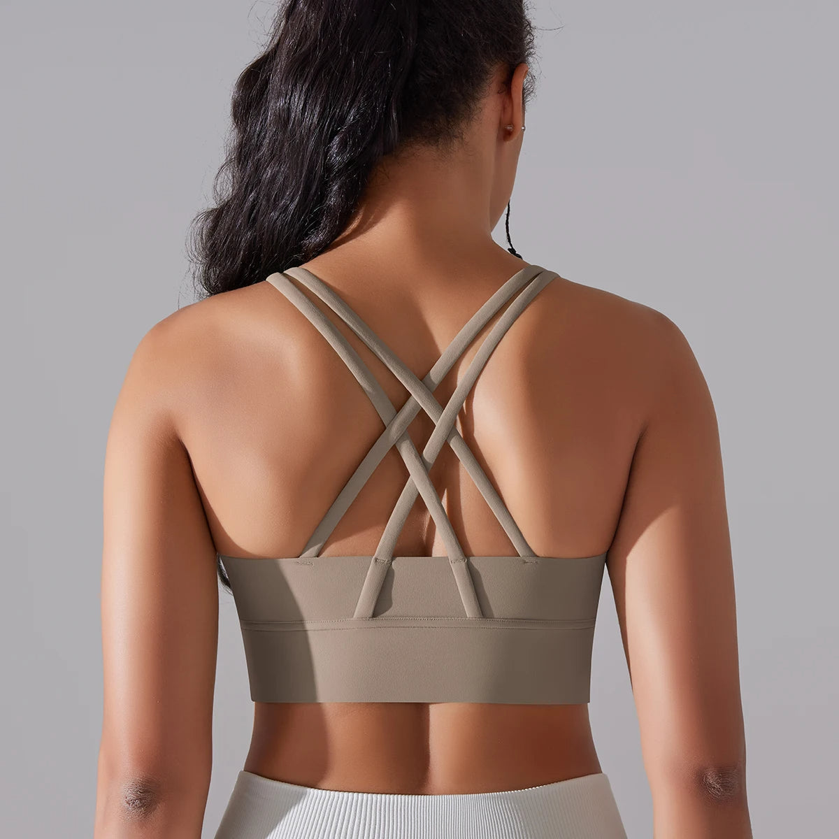 Crop top deportivo mujer Blanco