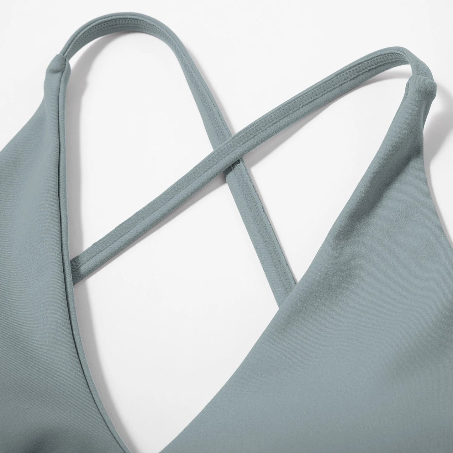 Top bra blanco deportivo mujer
