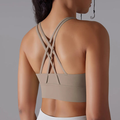 Crop top deportivo mujer Blanco