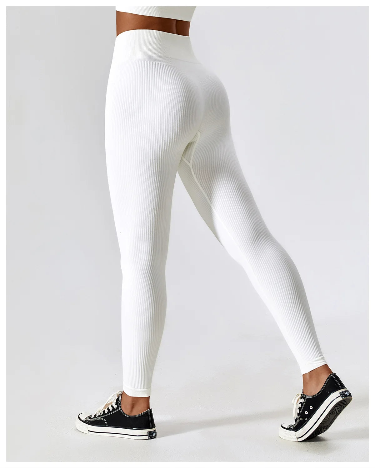 Leggings para hacer ejercicio mujer Blanco