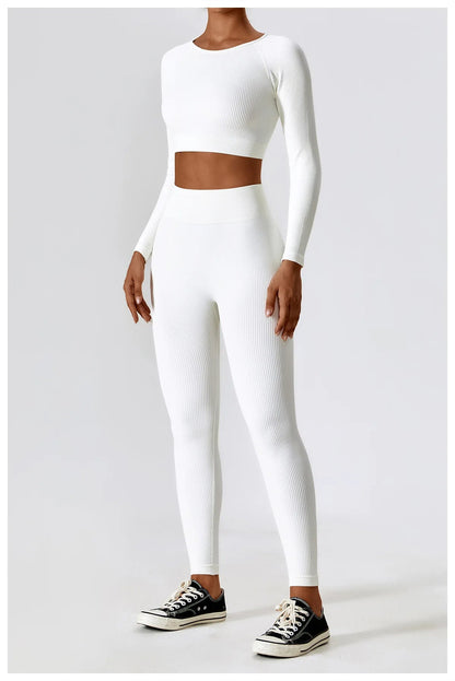 Leggings para hacer ejercicio mujer Blanco