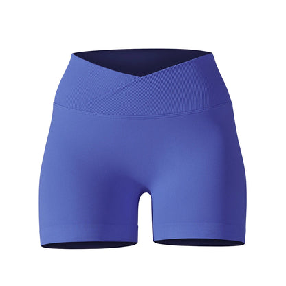 short de licra para mujer Azul