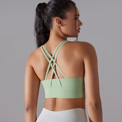 Crop top deportivo mujer Blanco