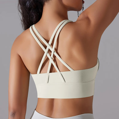 Crop top deportivo mujer Blanco