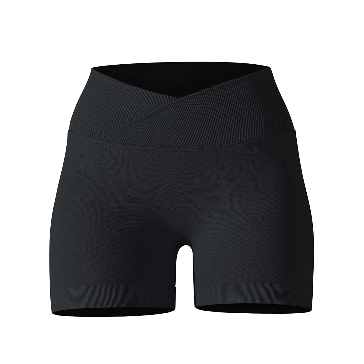 short de licra para mujer Gris oscuro