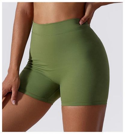 pantalones cortos deportivos mujer verde