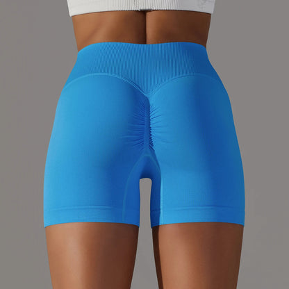 short de licra para mujer Azul