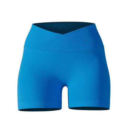 short de licra para mujer Azul