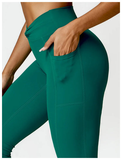 leggings mujer deporte marrón