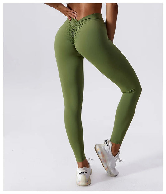 Leggings fitness mujer verde