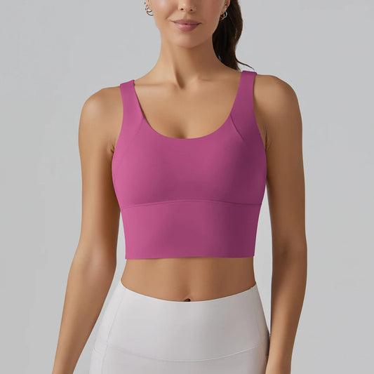 Top bra deportivo mujer Rosa