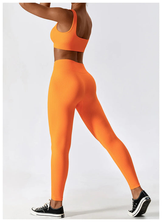 Leggings para hacer ejercicio mujer Naranja