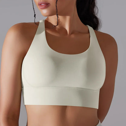 Crop top deportivo mujer Negro