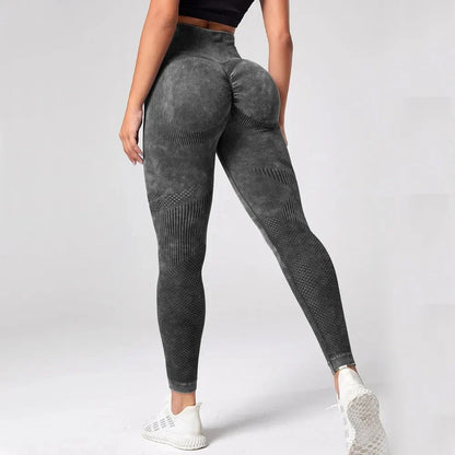 Leggings deportivos mujer sin costura Rosa