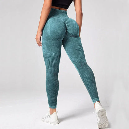 Leggings deportivos mujer sin costura Rosa