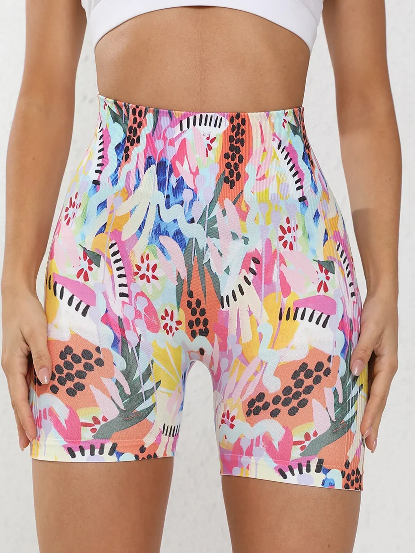 Short deportivo mujer sin costura