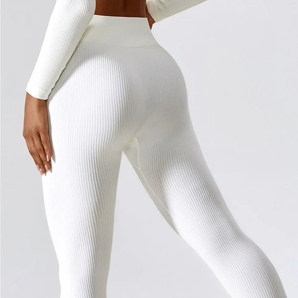 Leggings para hacer ejercicio mujer Blanco