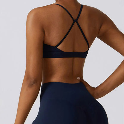 Top brasier deportivo mujer Negro