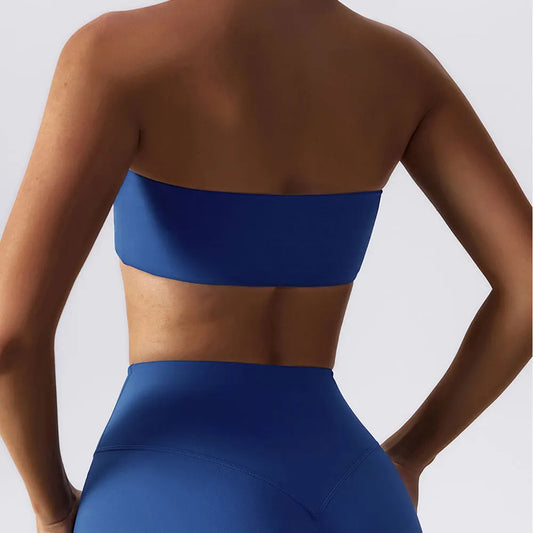 Top brasier deportivo mujer Azul