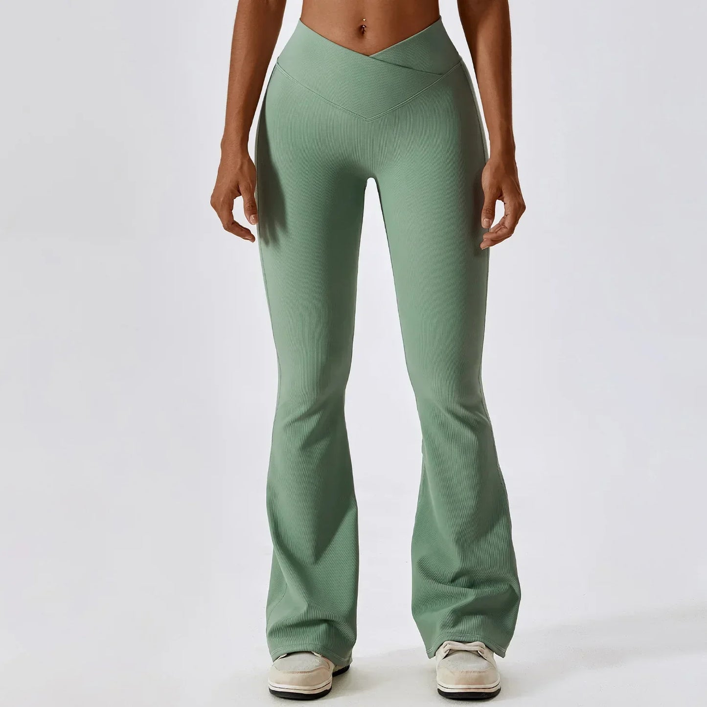 leggings mujer deporte cintura alta verde