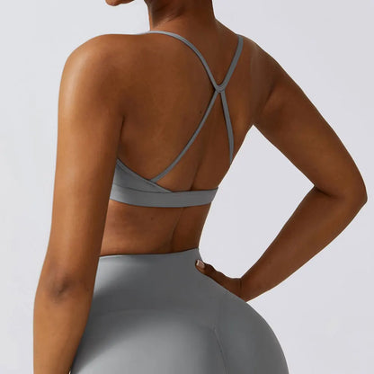 Top brasier deportivo mujer Negro